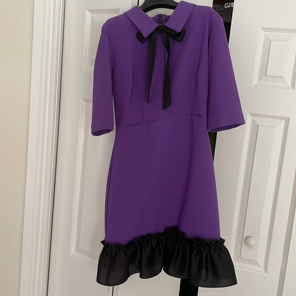 Purple Cristina Gavioli Collection dress sz US 8/IT42/FR38
